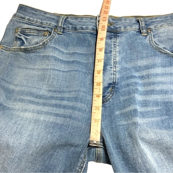 MADDEN GIRL 90’s Cut Out Wide Leg High Rise Mom Jeans Relaxed Fit US Sz 31 - Picture 7 of 12